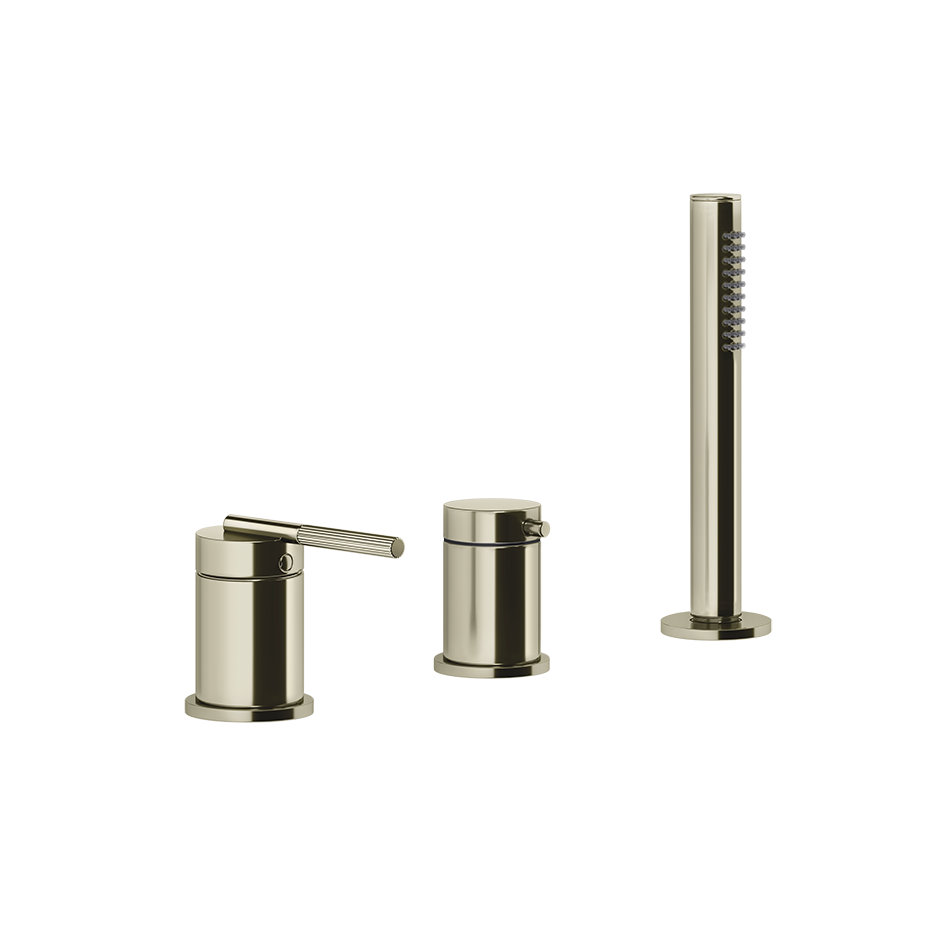 Ingranaggio Three Holes Bath Mixer - 63547 Bathroom Accessories GESSI Nickel PVD