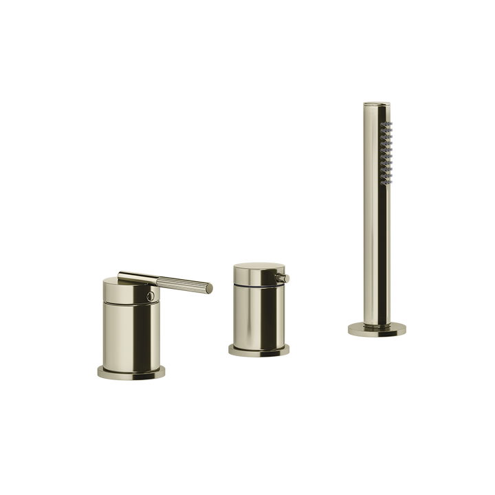 Ingranaggio Three Holes Bath Mixer - 63547 Bathroom Accessories GESSI Nickel PVD