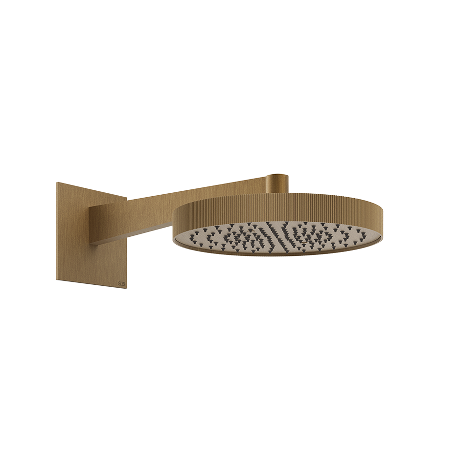 Gessi Inverso Bath & Shower Adjustable Headshower - 63568 Showers GESSI Antique Brass