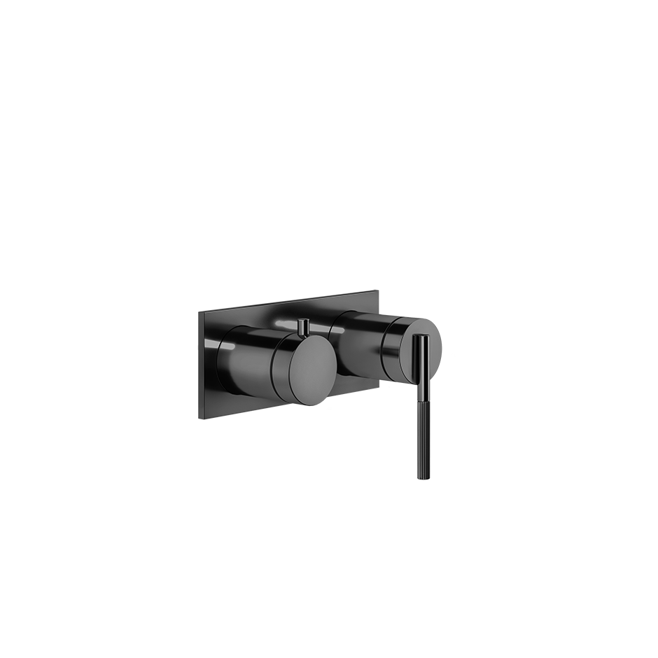 Ingranaggio Bath/Shower Diverter - 63579 Bathroom Accessories GESSI Black Metal PVD