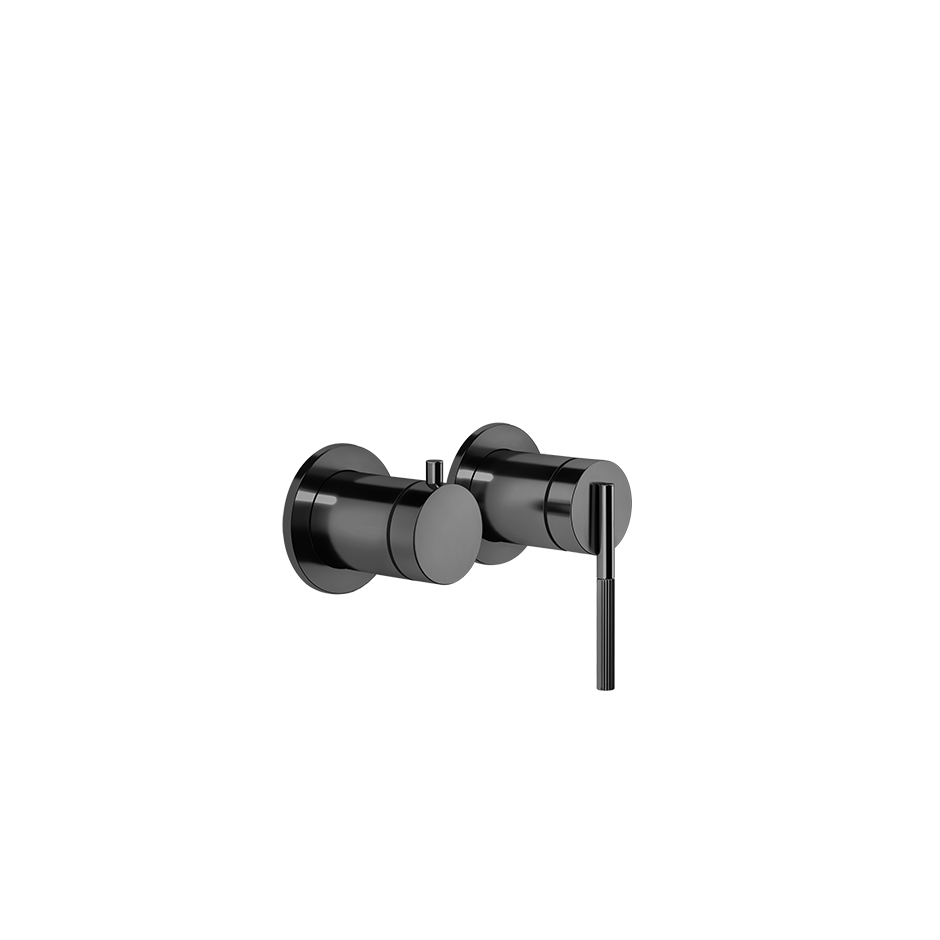 Ingranaggio Bath/Shower Diverter - 63580 Bathroom Accessories GESSI Black Metal PVD