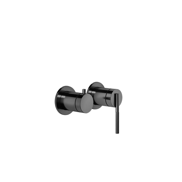 Ingranaggio Bath/Shower Diverter - 63580 Bathroom Accessories GESSI Black Metal PVD