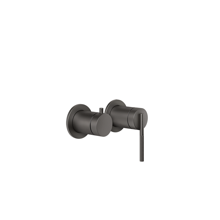 Ingranaggio Bath/Shower Diverter - 63580 Bathroom Accessories GESSI Black Metal Brushed PVD