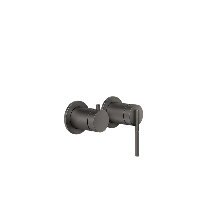 Ingranaggio Bath/Shower Diverter - 63580 Bathroom Accessories GESSI Black Metal Brushed PVD