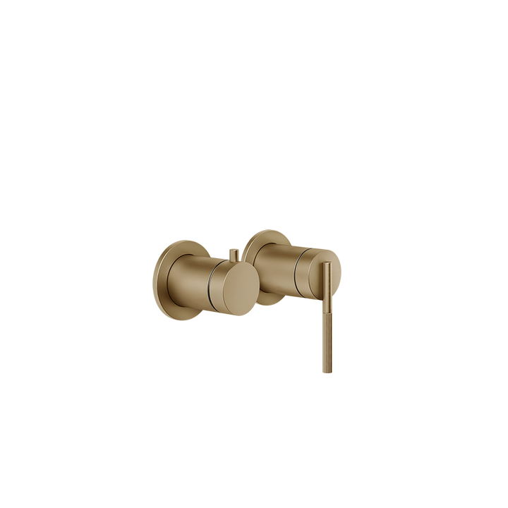 Ingranaggio Bath/Shower Diverter - 63580 Bathroom Accessories GESSI Warm Bronze Brushed PVD