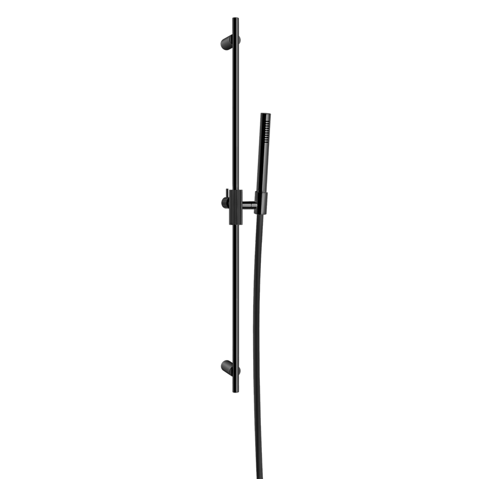 Ingranaggio Sliding Rail Handshower - 63584 Bathroom Accessories GESSI Black Metal PVD