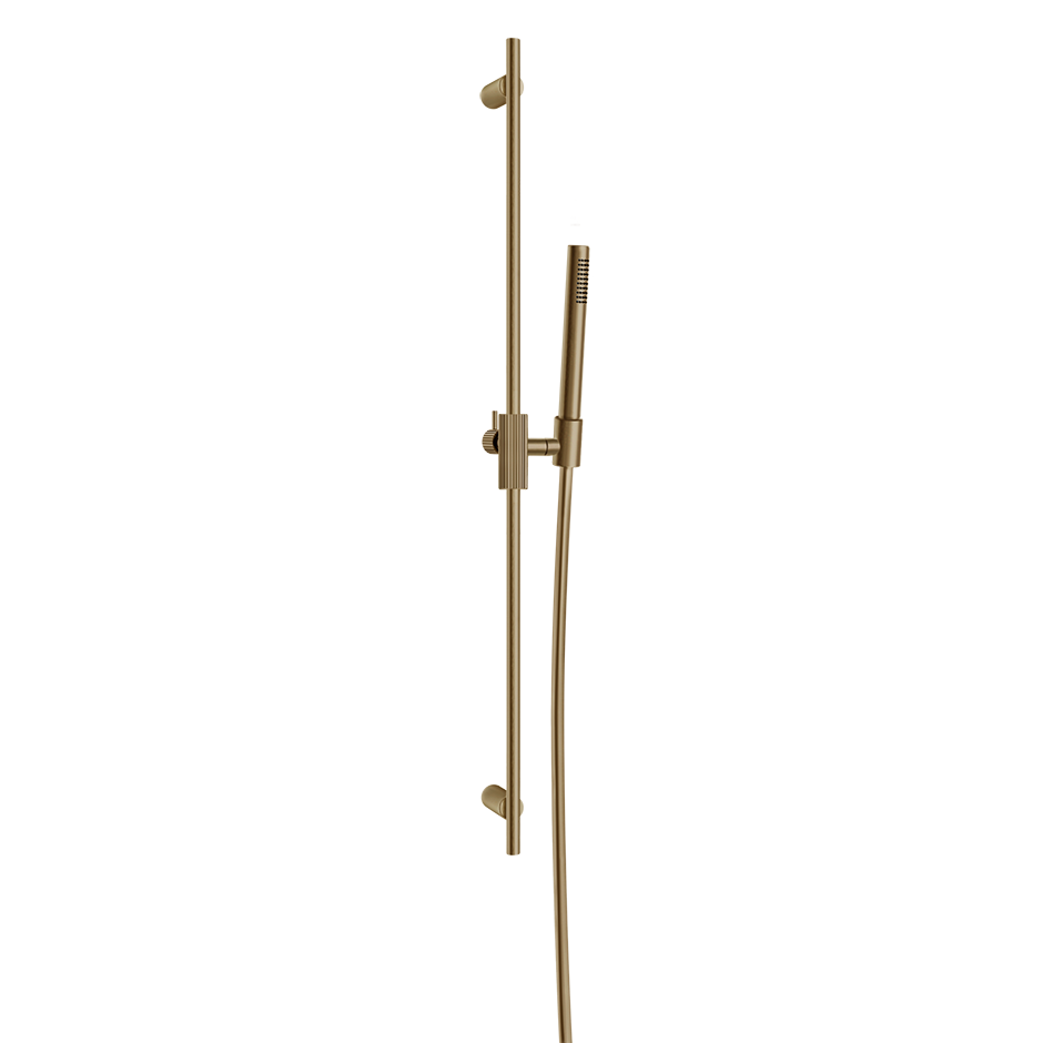 Ingranaggio Sliding Rail Handshower - 63584 Bathroom Accessories GESSI Warm Bronze Brushed PVD