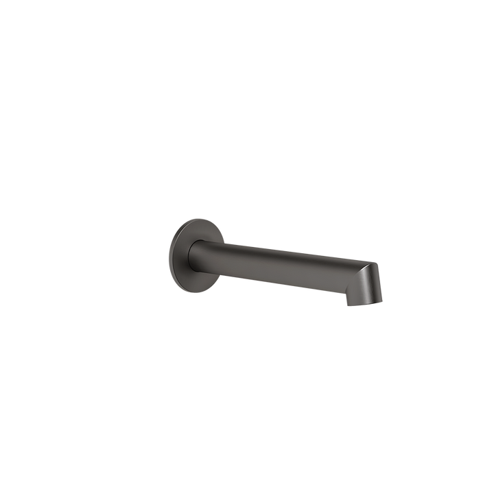 Anello Wall Mounted Bath Spout - 63603 Bathroom Accessories GESSI Black Metal Brushed PVD