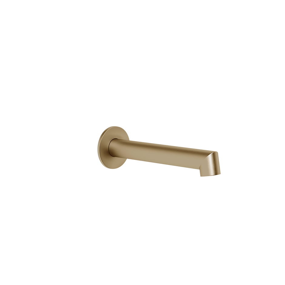 Anello Wall Mounted Bath Spout - 63603 Bathroom Accessories GESSI Warm Bronze Brushed PVD