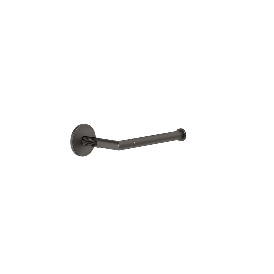 Anello Paper Roll Holder - 63755 Bathroom Accessories GESSI Black Metal Brushed PVD