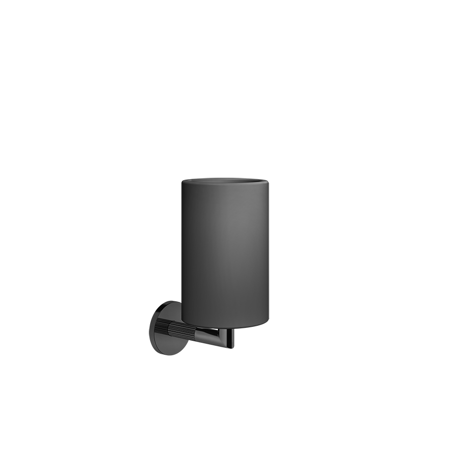 Ingranaggio Tumbler Holder - 63808 Bathroom Accessories GESSI Black Metal PVD