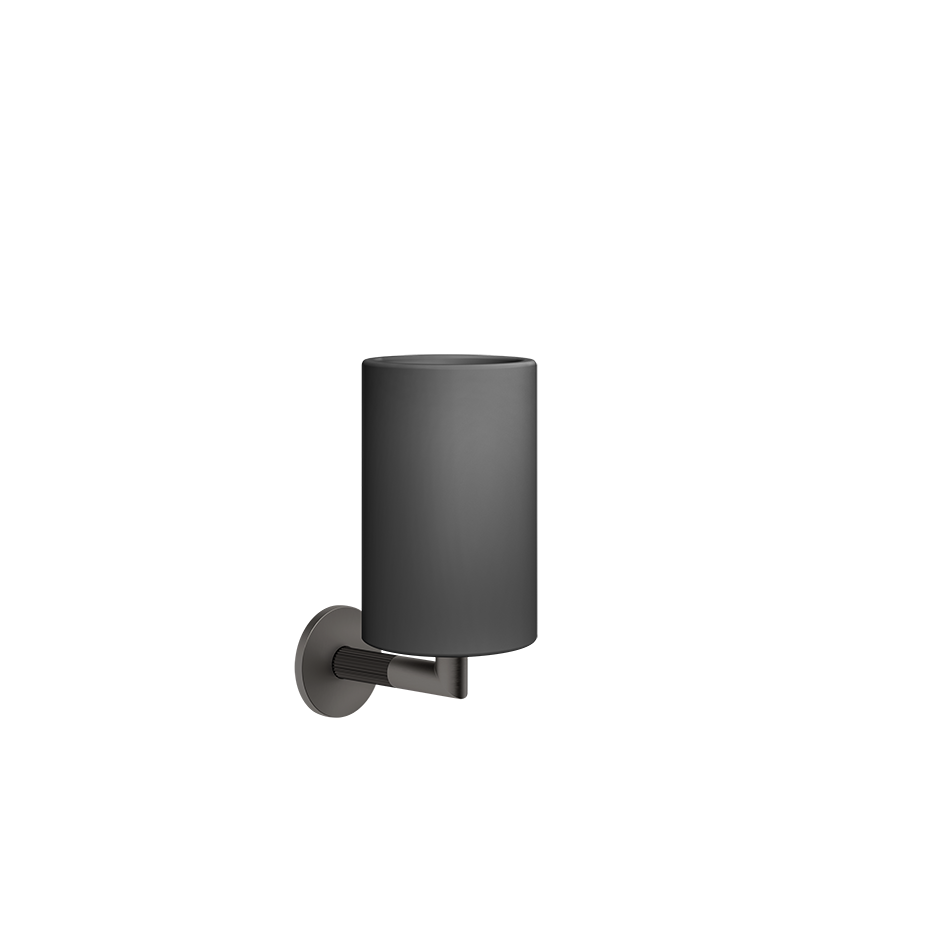 Ingranaggio Tumbler Holder - 63808 Bathroom Accessories GESSI Black Metal Brushed PVD