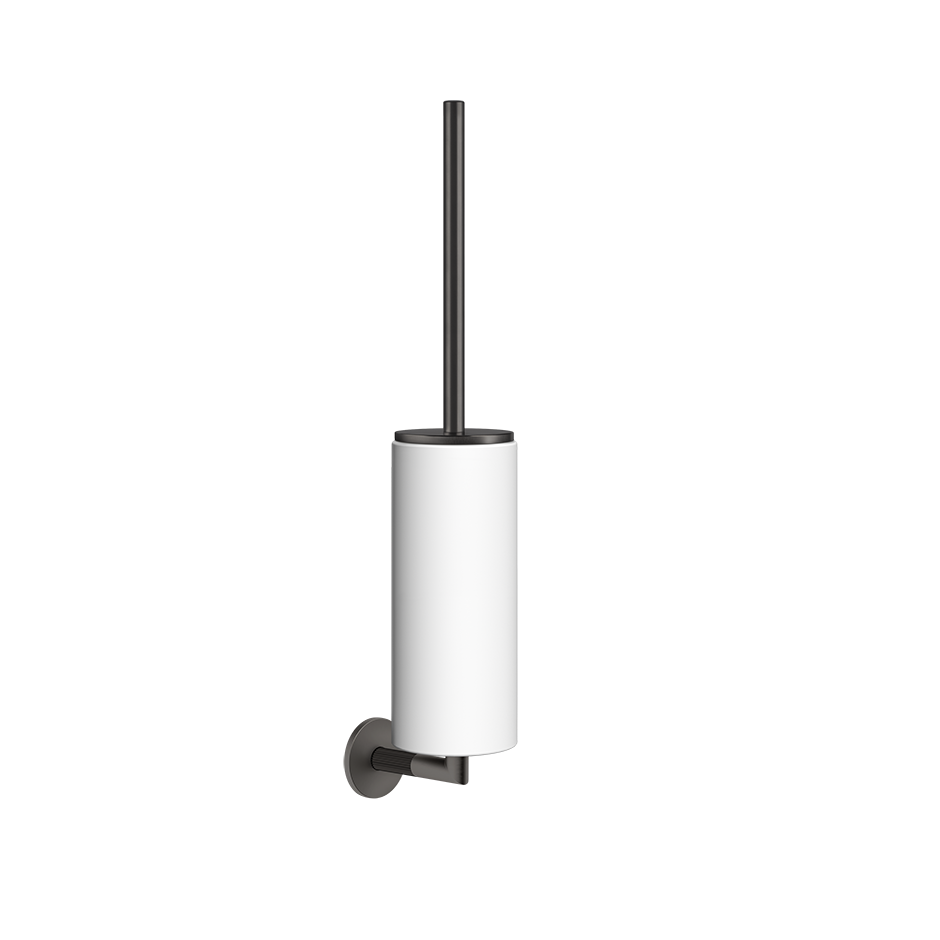 Ingranaggio Toilet Brush Holder - 63819 Bathroom Accessories GESSI Black Metal Brushed PVD