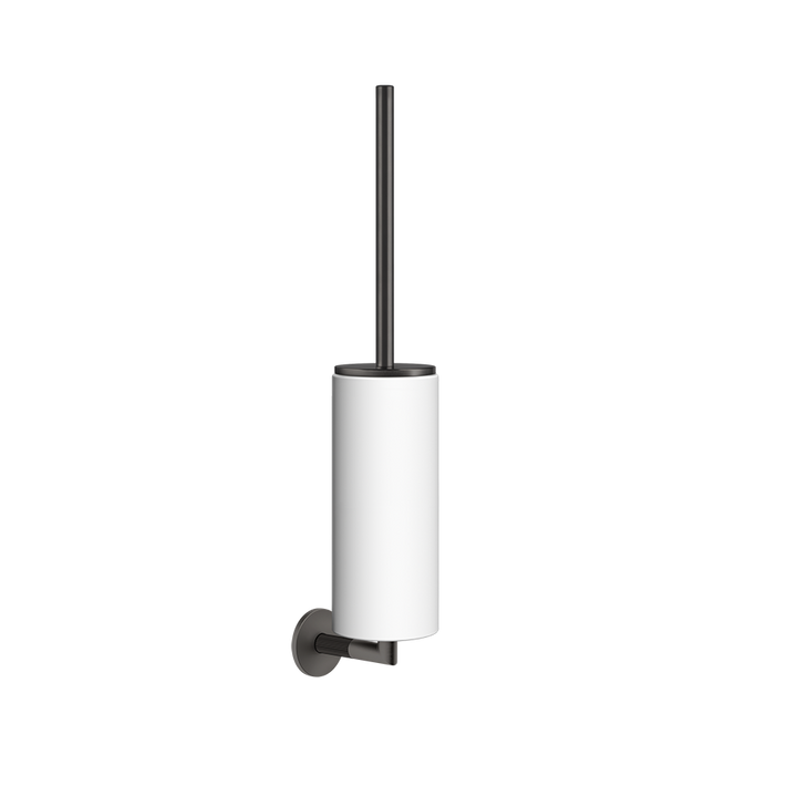 Ingranaggio Toilet Brush Holder - 63819 Bathroom Accessories GESSI Black Metal Brushed PVD