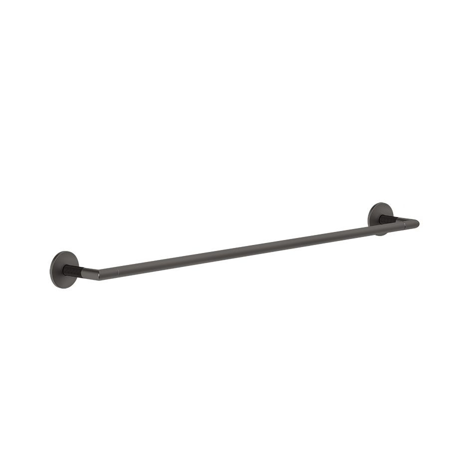 Ingranaggio Towel Rail - 63903 Bathroom Accessories GESSI Black Metal Brushed PVD