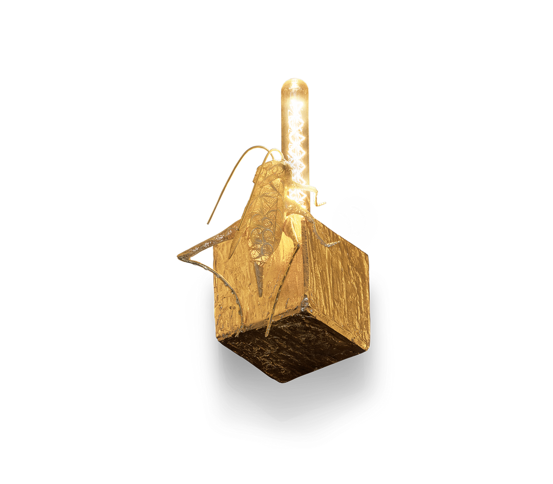 Cubic Filigree Cricket Small Wall Lamp  Boca Do Lobo   