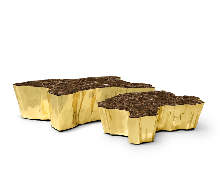 Eden Gold Center Table  Boca Do Lobo Brown  