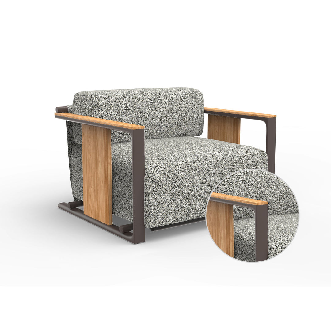 Tulum Lounge Chair Outdoor Vondom Krollet White Cacao 