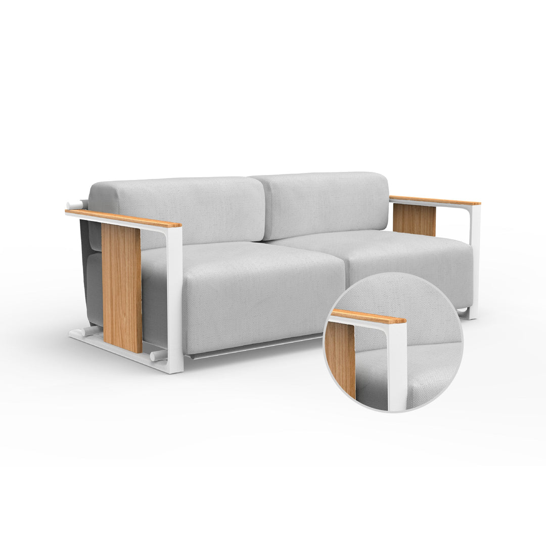 Tulum 2-Seater Sofa Outdoor Vondom Savane White White