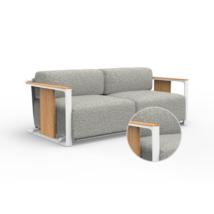 Tulum 2-Seater Sofa Outdoor Vondom Krollet White White