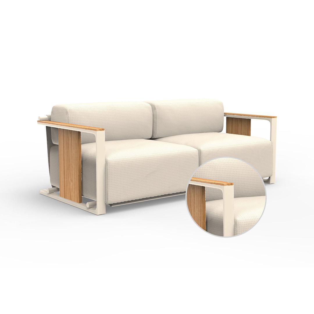 Tulum 2-Seater Sofa Outdoor Vondom Varm Crema Crema