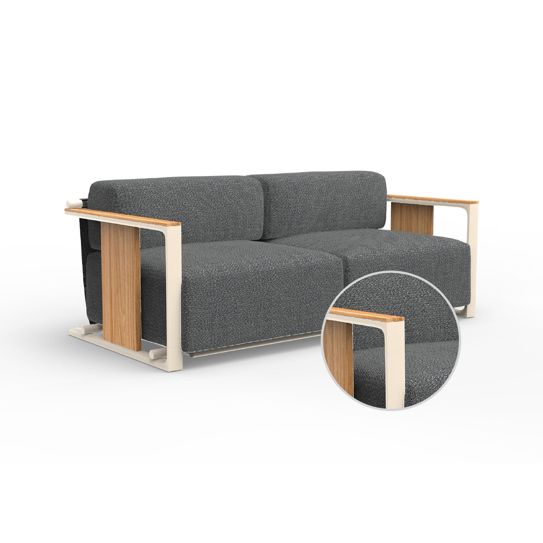 Tulum 2-Seater Sofa Outdoor Vondom Savane Tornado Crema