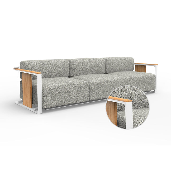 Tulum 3-Seater Sofa Outdoor Vondom Krollet White White