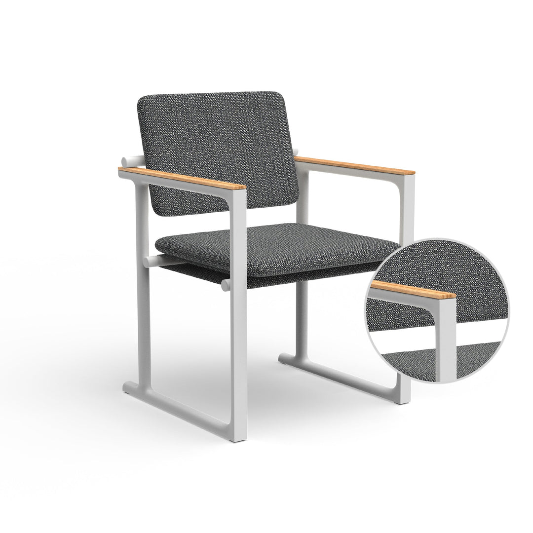 Tulum Dining Chair Outdoor Vondom Savane Tornado White