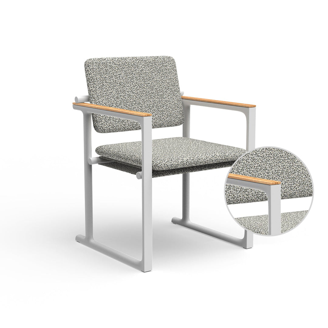 Tulum Dining Chair Outdoor Vondom Krollet White White