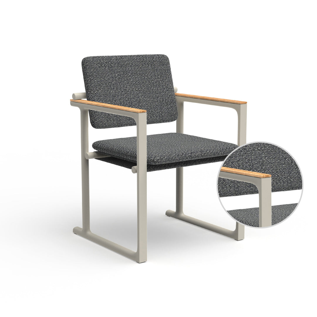 Tulum Dining Chair Outdoor Vondom Savane Tornado Ecru