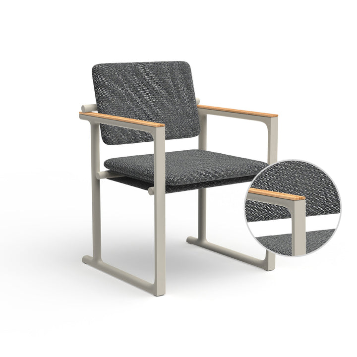 Tulum Dining Chair Outdoor Vondom Savane Tornado Ecru