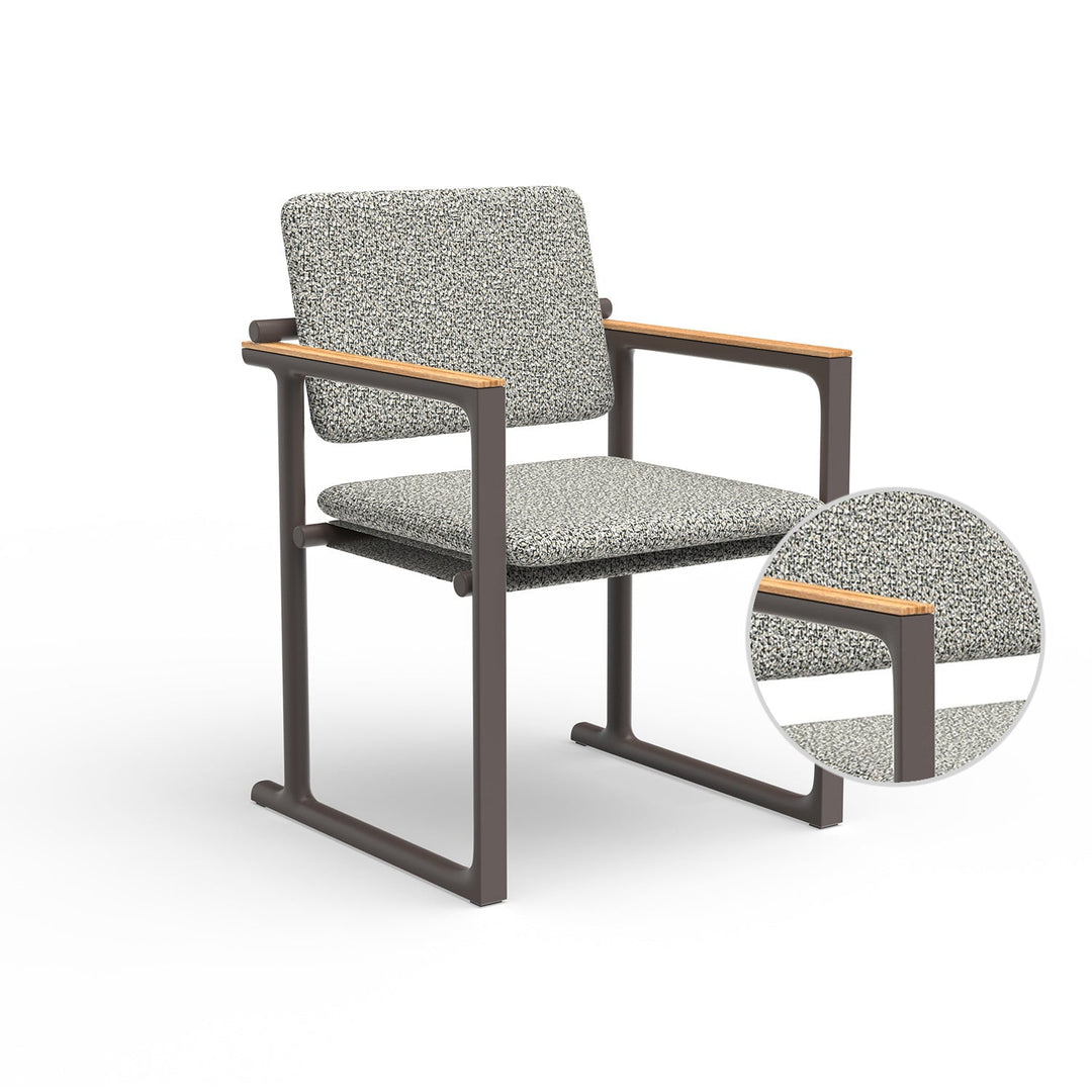 Tulum Dining Chair Outdoor Vondom Krollet White Cacao