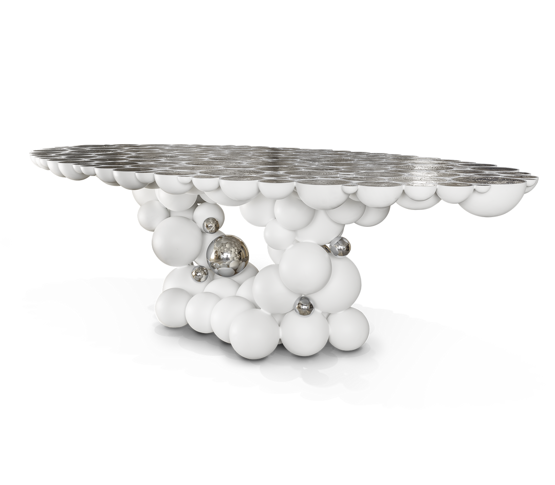 Newton Dining Table  Boca Do Lobo White  