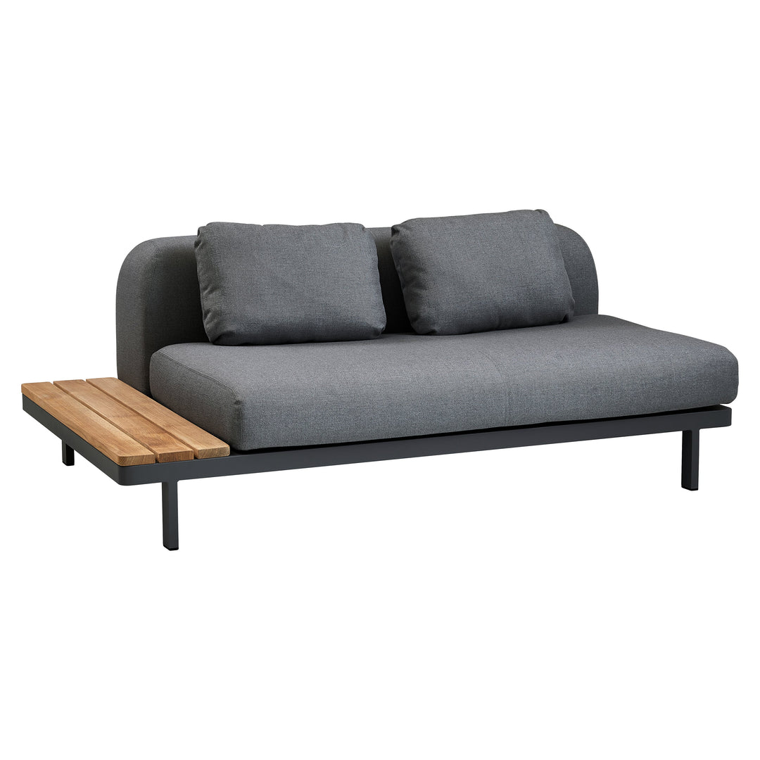 Space Outdoor 2-Seater Sofa with Side Table Outdoor Sofas Cane-line