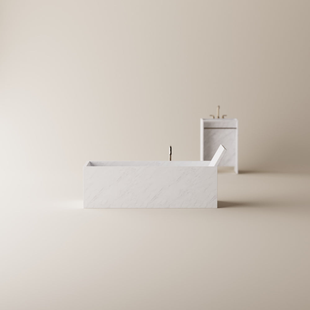 Agape Face a Face Marble Bathtub Bathtubs Agape
