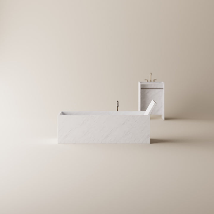 Agape Face a Face Marble Bathtub Bathtubs Agape