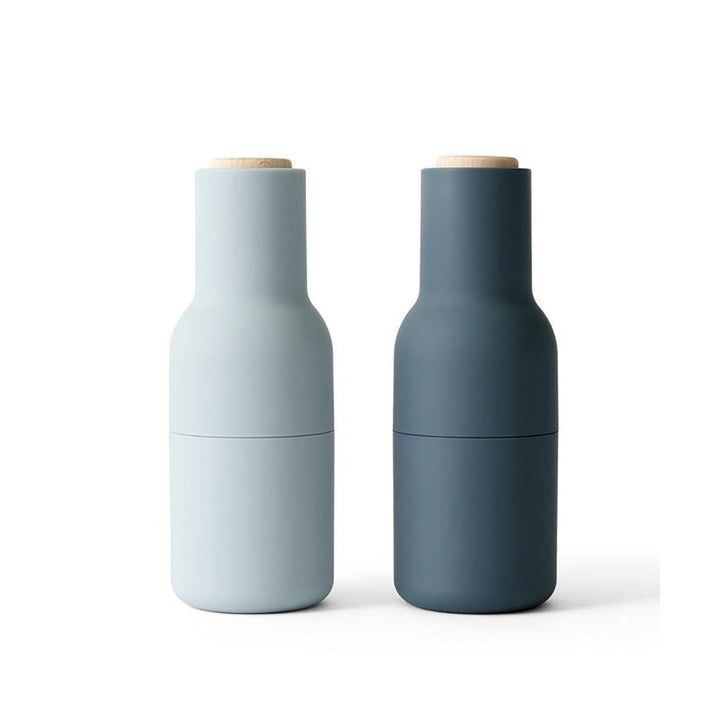 Bottle Grinders (Set of 2) Kitchen Tools & Utensils Audo Copenhagen Blue / Beech
