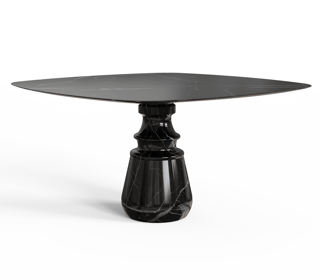 pietra square estremoz dining table Dining Tables Boca Do Lobo Nero Marquina Marble