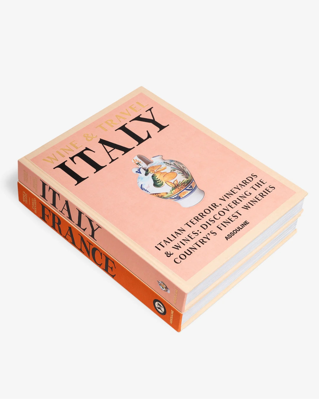 Wine and Travel France and Italy Gift Set Print Books Assouline   