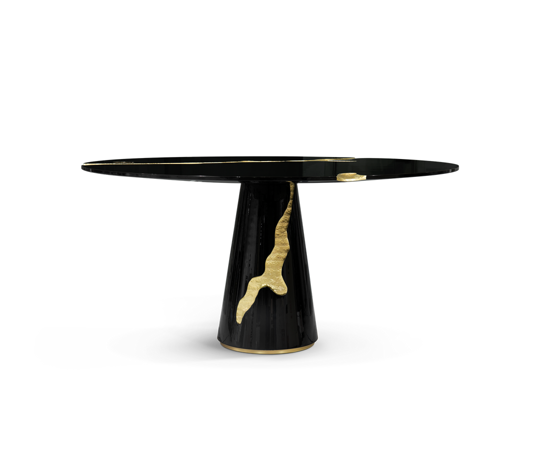 Lapiaz Black Dining Table  Boca Do Lobo   