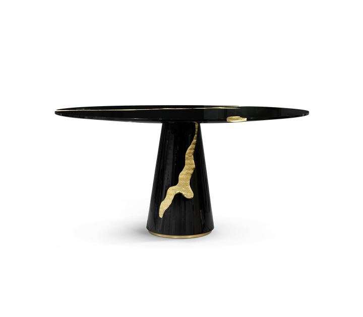 Lapiaz Black Dining Table  Boca Do Lobo   
