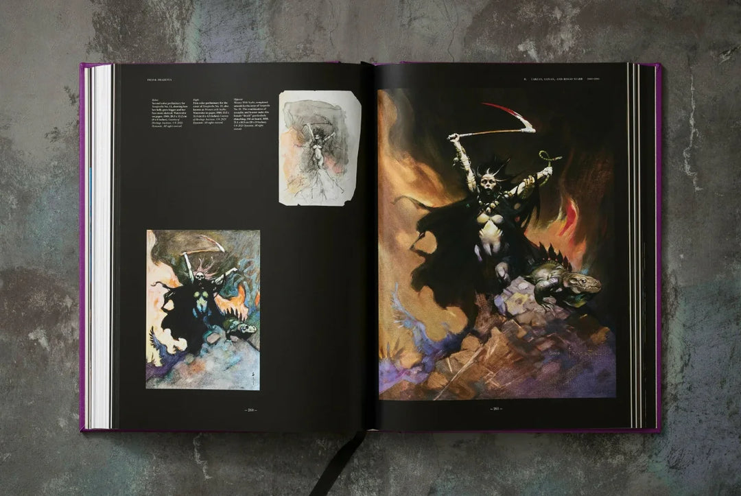 The Fantastic Worlds of Frank Frazetta Print Books Taschen   