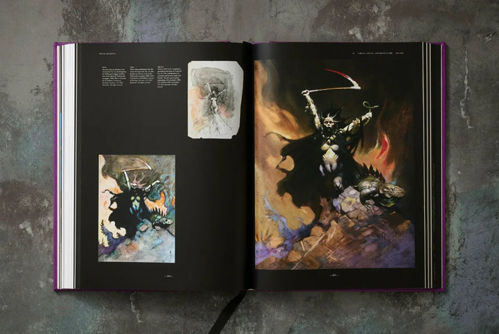 The Fantastic Worlds of Frank Frazetta Print Books Taschen   