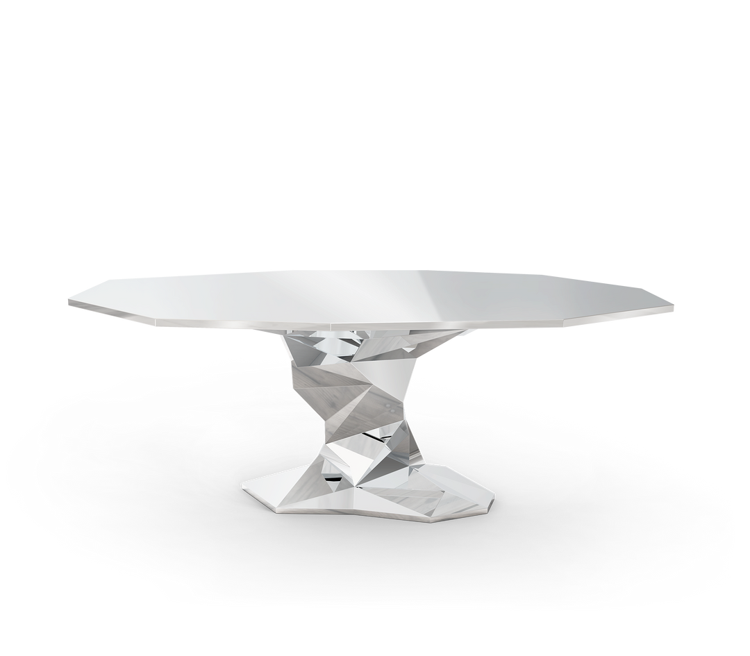 Bonsai Dining Table  Boca Do Lobo Silver  
