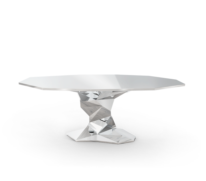 Bonsai Dining Table  Boca Do Lobo Silver  