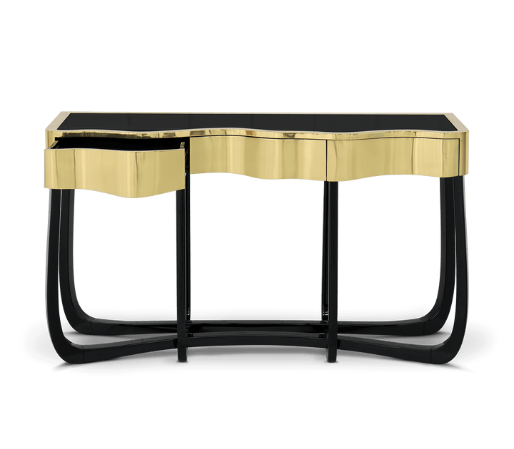 sinuous gold console Consoles Boca Do Lobo