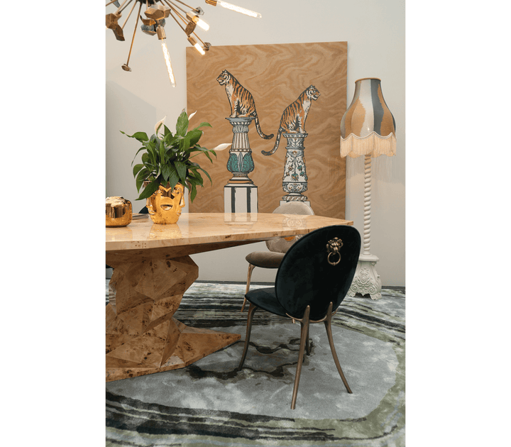 bonsai black dining table - Image 36