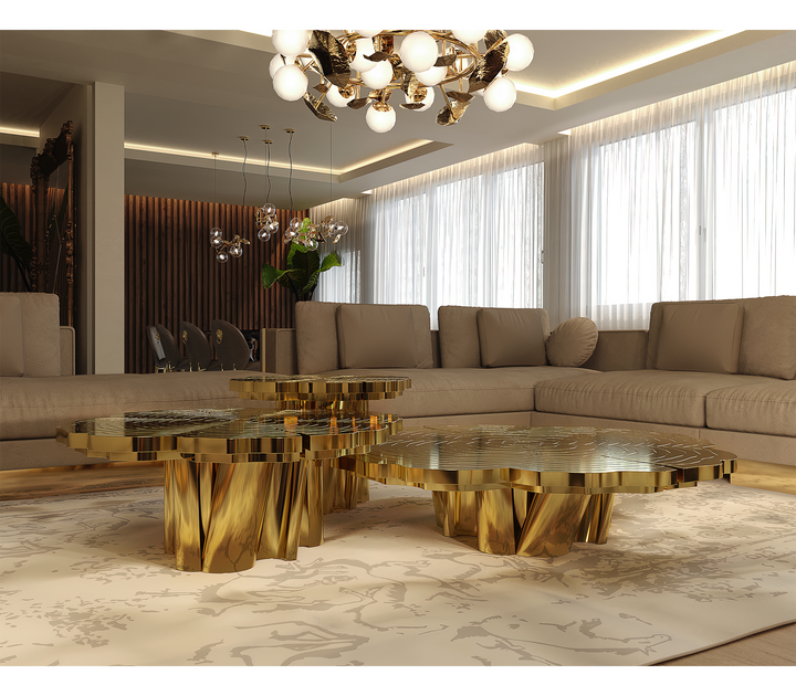 fortuna gold center table Others Boca Do Lobo