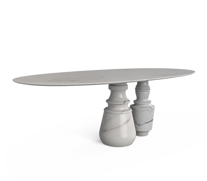 pietra oval estremoz dining table Dining Tables Boca Do Lobo Estremoz Marble