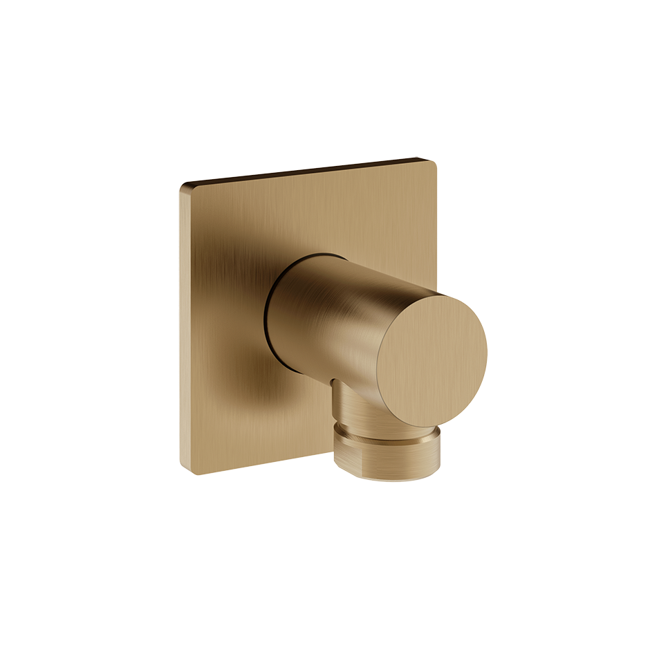 Gessi Water Outlet - 73069 Showers GESSI Warm Bronze Brushed PVD